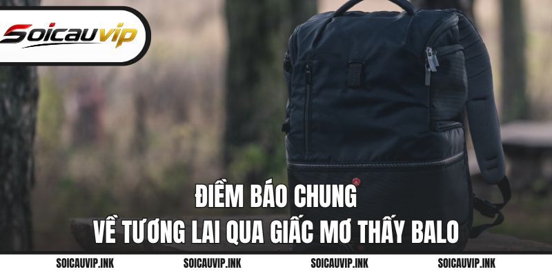 Điềm báo chung về tương lai qua giấc mơ thấy balo