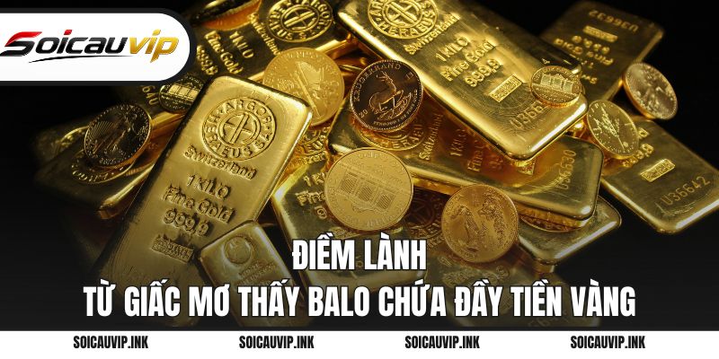 Điềm lành từ giấc mơ thấy balo chứa đầy tiền vàng