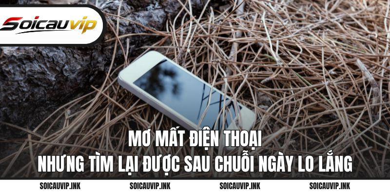 Mơ mất điện thoại nhưng tìm lại được sau chuỗi ngày lo lắng