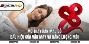 Mơ thấy rắn màu đỏ