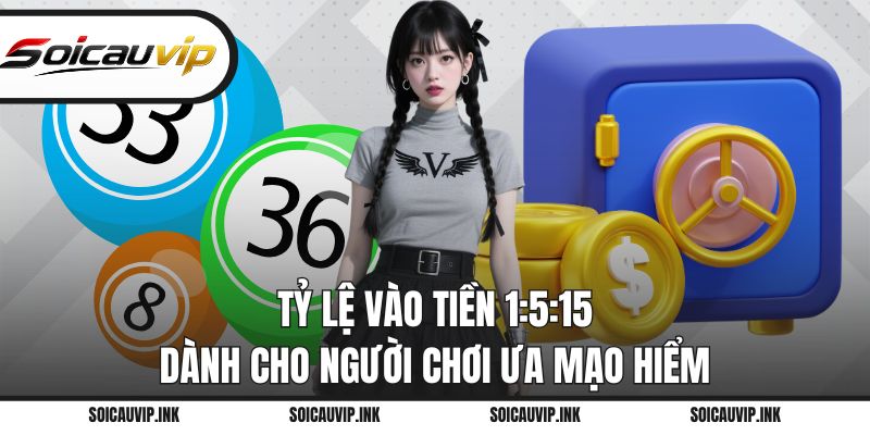 Tỷ lệ vào tiền 1:5:15 dành cho người chơi ưa mạo hiểm